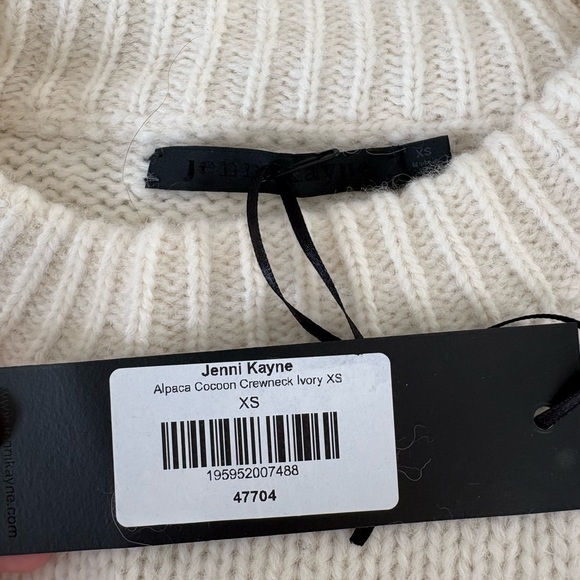 Jenni Kayne Cream Cocoon Crewneck Sweater - Picture 5 of 7